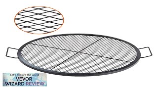 VEVOR XMarks Fire Pit Grill Grate Round Cooking Grate Heavy Duty Steel Review [upl. by O'Doneven458]