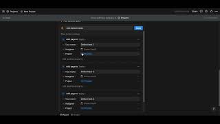 2023 How to Create PreDefined Tasks for Projects in Notion [upl. by Llekim762]