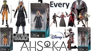 see newer video Every Star Wars Black Series Ahsoka Disney Action Figure Comparison List [upl. by Nahseez]