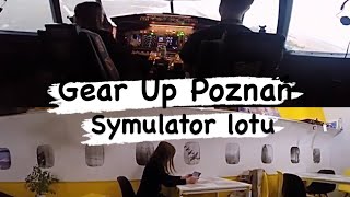 gearup  Symulator Lotów Poznań Boeing B737 ✈️ Flight simulator [upl. by Ydnac]