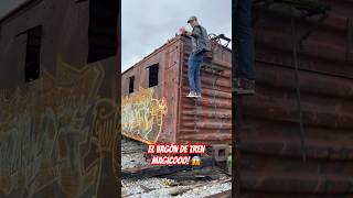 Así luce el VAGÓN MÁGICO en Pesquería Nuevo León😱 exploracionesurbanas lugaresabandonados urbex [upl. by Pournaras]