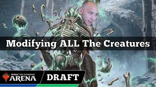 Modifying ALL The Creatures  Modern Horizons 3 Draft  MTG Arena [upl. by Koah]