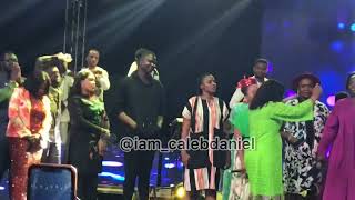 Min Apekeola live on on stage  PRAISE THE ALMIGHTY concert with Tope Alabi [upl. by Spring]