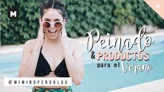 PEINADO PARA CABELLO CORTO  VERANO Hairstyle  Mimiropero Blog [upl. by Arrio]