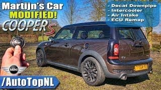 230HP Mini Clubman Cooper S R55 REVIEW POV Test Drive by AutoTopNL [upl. by Innob]