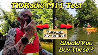 TIDRadio M11 Walkie Talkies  Kayaking Test [upl. by Okimat13]