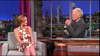 The Moment Lindsay Lohan is reduced to tears tells David Letterman rehab is a blessing [upl. by Ysirhc]