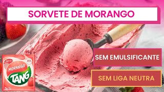 Como fazer SORVETE sem EMULSIFICANTE 😋 [upl. by Earla]