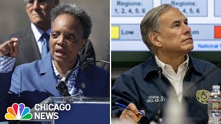 Lori Lightfoot Asks Texas Gov Greg Abbott to Stop Bussing Migrants to Chicago [upl. by Cowan]