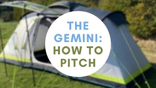 OLPRO Gemini 4 Berth Vis A Vis Tent How To Pitch [upl. by Yemaj567]