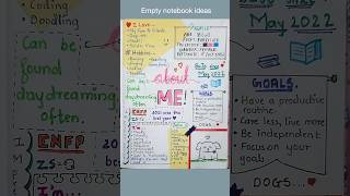 empty notebook ideas art satisfying shorts [upl. by Airdnahs]