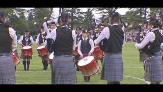 Boghall amp Bathgate Pipe Band in 2017 European Championships at Forres [upl. by Galatia553]