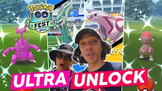 SHINY DIALGA amp PALKIA HERACROSS amp MORE Pokémon GO Fest 2021 Ultra Unlock [upl. by Hu338]