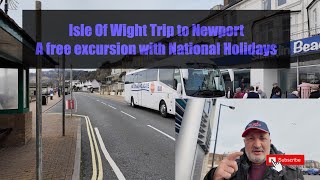 Isle of Wight Trip to Newport a free excursion with national Holidays [upl. by Pride]