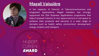 Hubert Curien Award 2020 Magali Vaissière [upl. by Enyledam964]