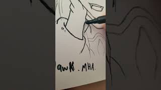 drawing hawk from mha [upl. by Gurias585]