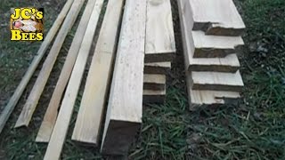 Chainsaw mill How much lumber is in a 15quot log [upl. by Uok666]