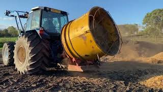 Teagle Tomahawk 4040 Straw Silage Shredder [upl. by Steady]