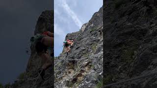 Neuer Dolomiten Klettersteig 2024 viaferrata klettersteig youtubecreatorcommunity dolomites [upl. by Enyak583]