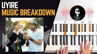 UYIRE  Piano Chords  Ft Sid Sriram  Gauthamante Radham  Neeraj Madhav [upl. by Nawud]