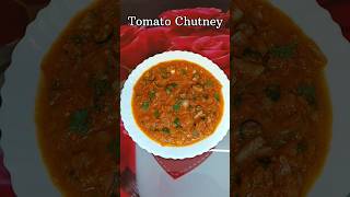 Tomato Chutney🍅 shorts tomatochutney recipe trending [upl. by Luap]