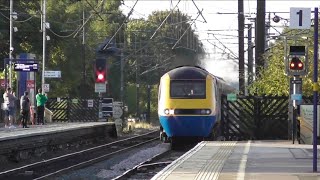 125 Group HSTs 43089  43159 storm Northallerton 240824 [upl. by Riba912]