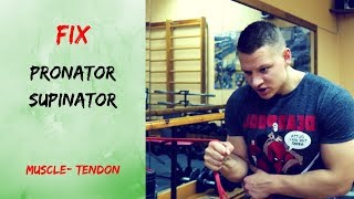 FIX FOREARM PAIN Get rid of pain in pronator and supinator muscle or tendon [upl. by Leonardi]