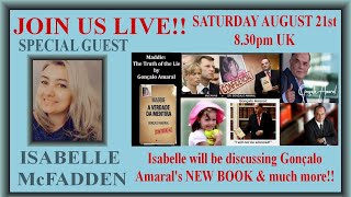 JOIN US LIVE Isabelle McFadden to discuss Gonçalo Amarals NEW BOOK and more [upl. by Yekcim879]