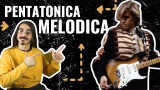 PENTATONICA chitarra ESERCIZI per IMPROVVISARE in modo melodico [upl. by Aistek]