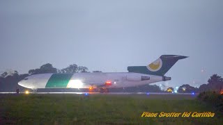 Com um som quotEstrondosoquot decola o Boeing 727 ex PR IOB novo CXCLC Aeroporto Afonso Pena 4k [upl. by Luciana]