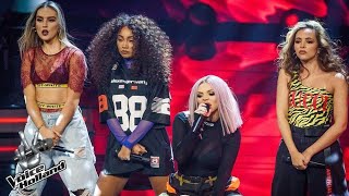 Little Mix  Woman Like Me Live on The Voice Holland LiveShows ft Debrah Jade amp Kimberly [upl. by Aihsatsan613]