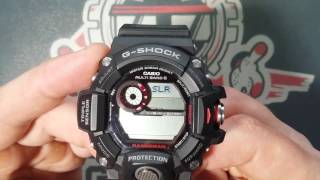 Casio GShock GW9400 Rangeman  testy wyświetlacza ukryte funkcje tryb serwisowy [upl. by Peg]