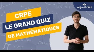 CRPE  Le grand quiz de maths édition 2021 [upl. by Elolcin795]