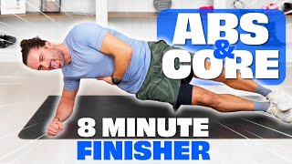 8 Minute Abs amp Core Finisher  The Body Coach TV [upl. by Ihana]