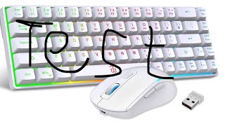 ASMR MAUS UND TASTATUR TESTEN Snpurdiri 60 Maus und Tastatur set link in der Beschreibung [upl. by Simona291]