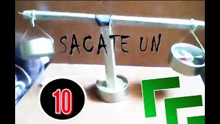 COMO HACER UNA BALANZA RECICLADA PARA PROYECTOS ESCOLARES [upl. by Oigolue453]