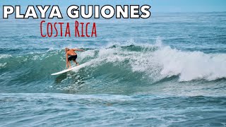 Surfing PLAYA GUIONES NOSARA Costa Rica 2022 [upl. by Xirtaeb]