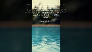 Bible  Jeremiah 5159  This is the message Jeremiah g [upl. by Nivad]