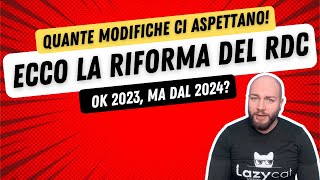 📣 RIFORMA Reddito di Cittadinanza 👥 OK invalidi minori e over 60 🚫 18 59 anni 💶 50 ASSEGNO UNICO [upl. by Harriott]