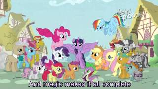 My Little Pony Theme Song With Lyrics  My Little Pony Friendship is Magic Song [upl. by Brendin]