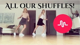 ALL OF OUR SHUFFLES  izaandelle [upl. by Ettelimay]