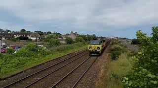 70 80 CarnoustieAngus on the loaded southbound tanks 170622 [upl. by Atinev]