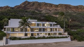 Diamond Head Modern Beachfront Estate Honolulu Oahu Hawaii [upl. by Colombi]