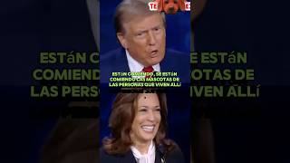 COMO PERROS Y GATOS cuando Donald Trump apela a las mascotas para atacar a Kamala Harris [upl. by Sherrer]