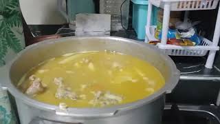 pumpkin soup with cow skin and chinken footchat alittle i dont own copy rights to the music [upl. by Aron]