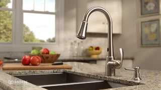 Delaney™ Pulldown Kitchen Faucet with MotionSense™  Moen Features Spotlight [upl. by Asreht]