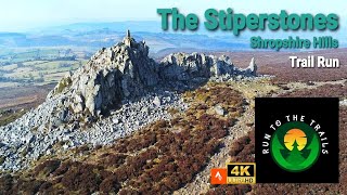 The Stiperstones  Trail run  Shropshire hills  4k [upl. by Roxie]