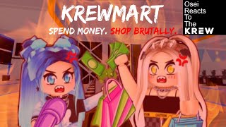 Episode 22 KREWMART Spend Money Shop Brutally Roblox  BONUS Clip  ORTTK krewreacts [upl. by Nibor594]