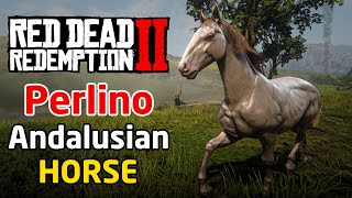 Red Dead Redemption 2  How To Get Perlino Andalusian Horse [upl. by Mot754]