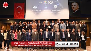 Uşak TSO Tahkim ve Arabuluculuk Merkezi Açılışı ve “ekonomiye Değer Katanlar Ödül Töreni [upl. by Stiruc852]